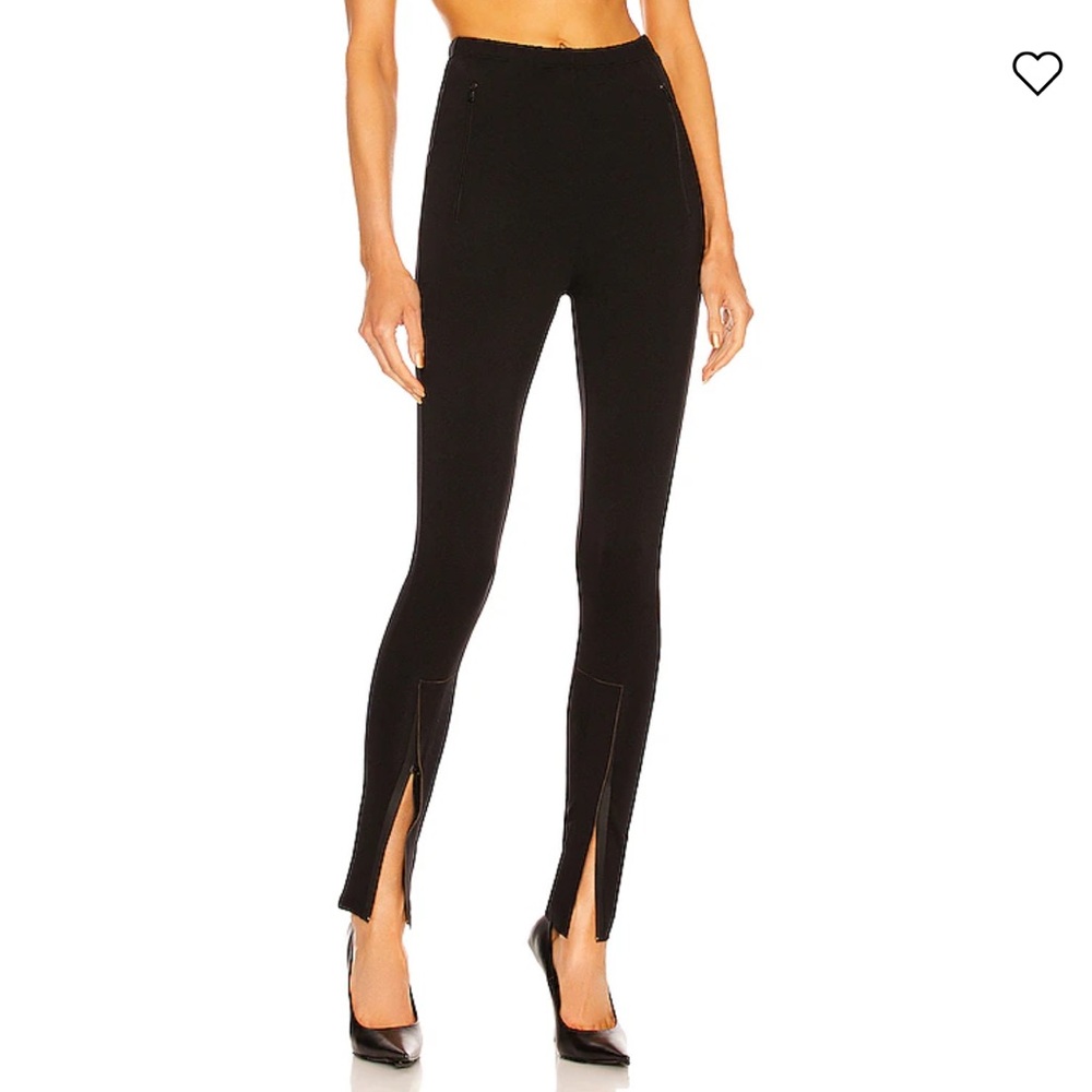 WARDROBE.NYC Front Zip Leggings